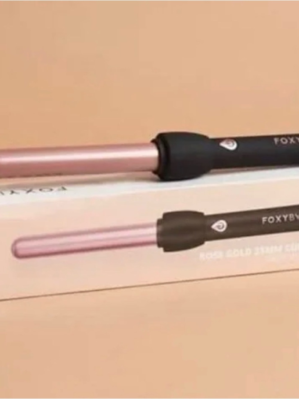 NIB FoxyBae Rose Gold 25mm Curling Wand